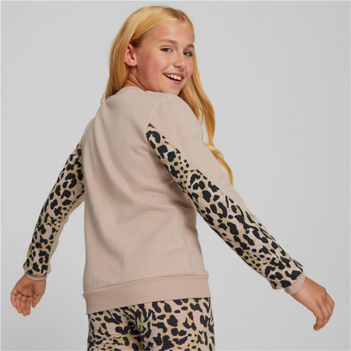 Felpa senza Cappuccio da Bambina Puma Alpha Crew Neck Rosa