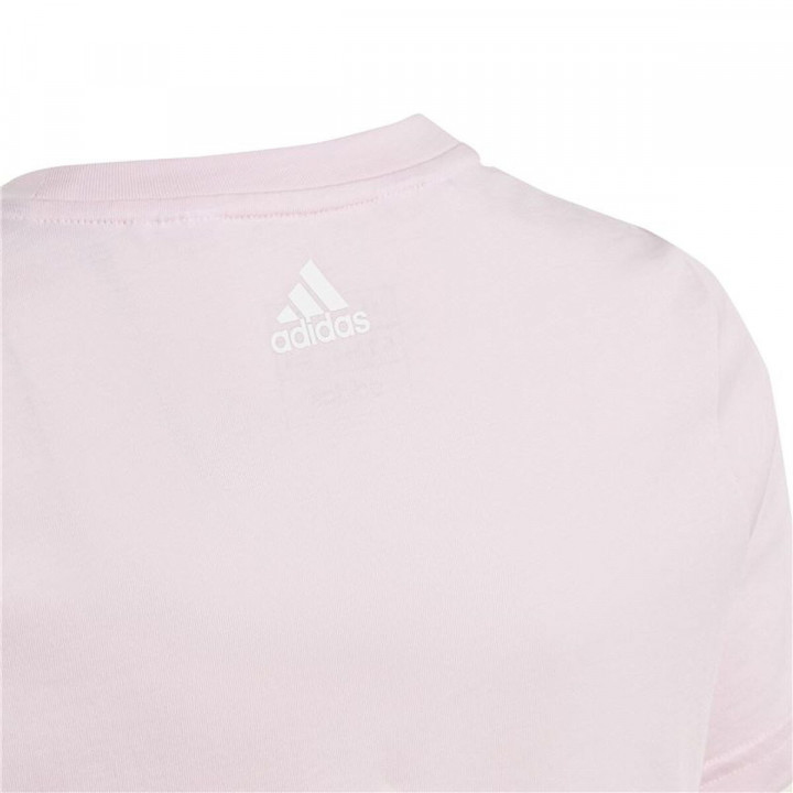 T shirt à manches courtes Enfant Adidas G Lin T Rose
