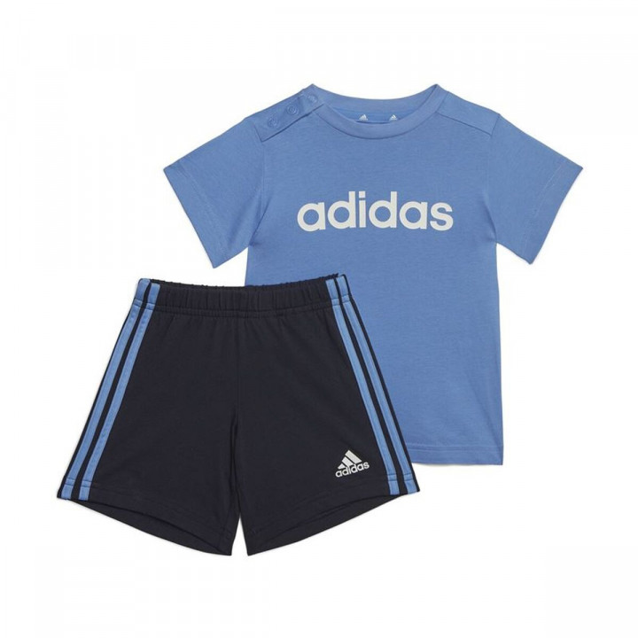 Completo Sportivo per Neonati Adidas Essentials Azzurro