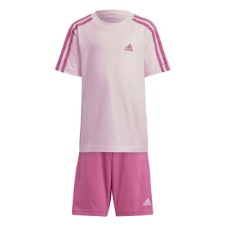 Children's Sports Outfit Adidas Lk 3S Co T Set Pink