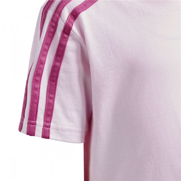 Sportoutfit voor kinderen Adidas Lk 3S Co T Set Roze