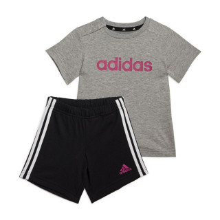 Bekleidungs-Set Adidas Essentials Lineage Dunkelgrau