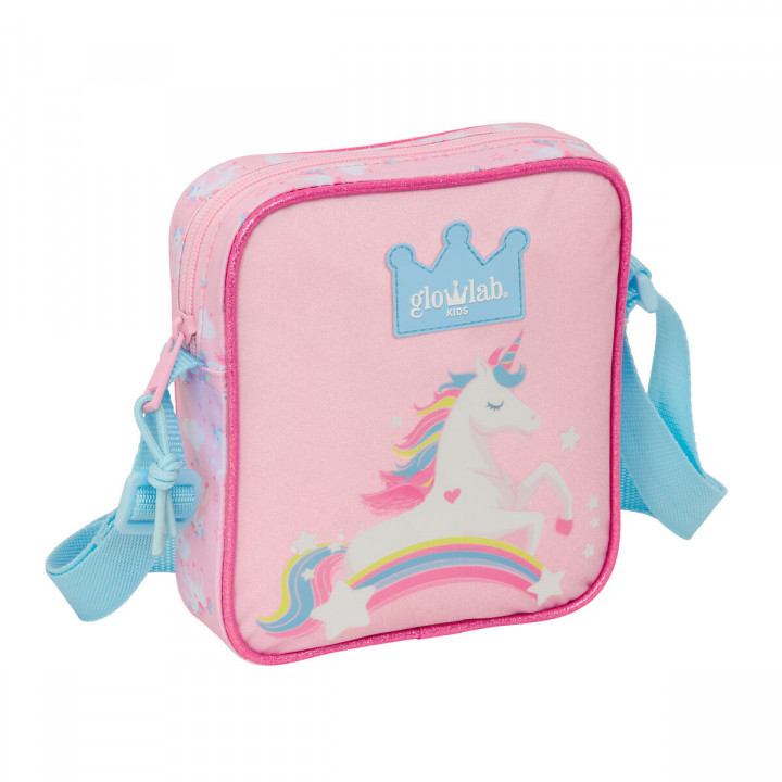 Schoudertas Glow Lab Roze 16 x 18 x 4 cm