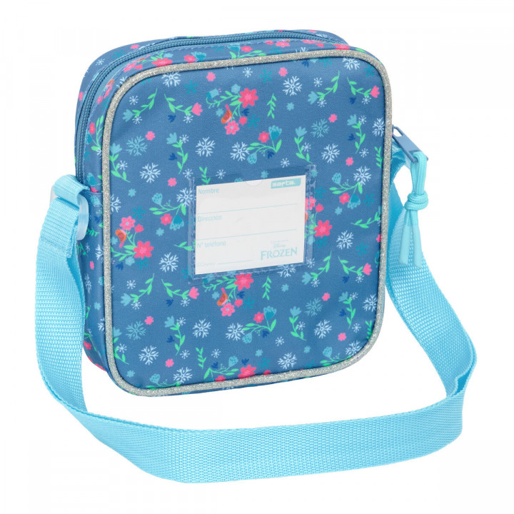Bolso Bandolera Frozen Azul 16 x 18 x 4 cm