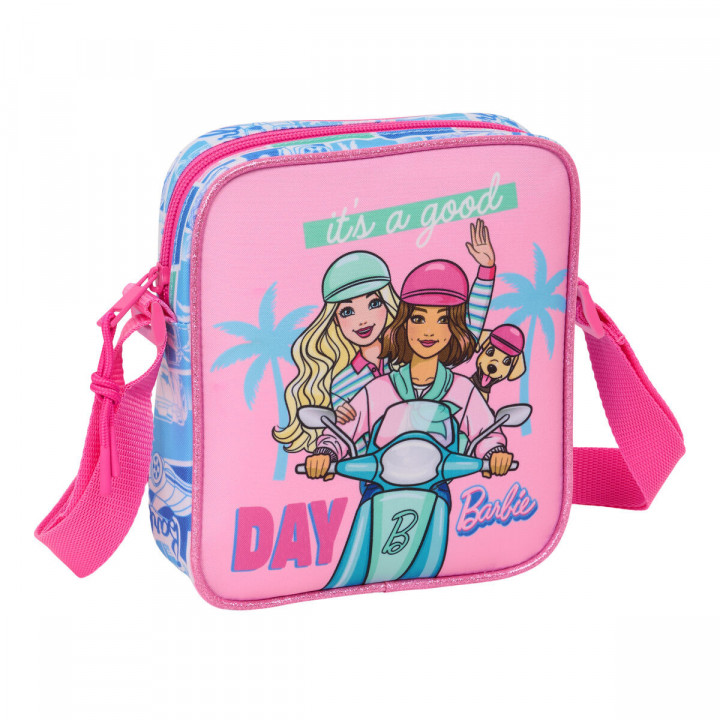 Borsa a Tracolla Barbie Multicolore 16 x 18 x 4 cm