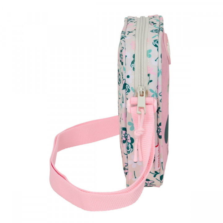 Shoulder Bag Minnie Mouse Minty Pink 16 x 18 x 4 cm