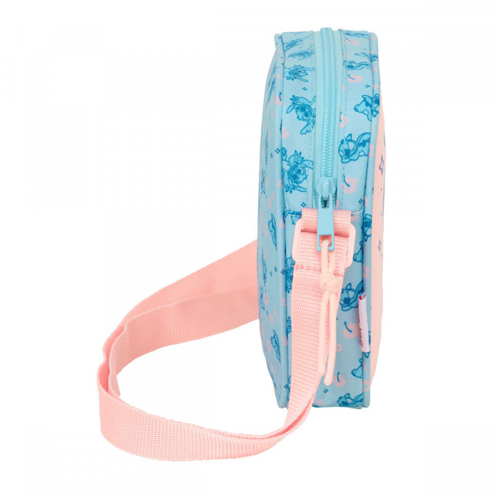 Schoudertas Lilo & Stitch Ohana Blauw 16 x 18 x 4 cm