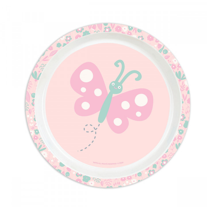 Set de Menaje Infantil Safta Mariposa PVC