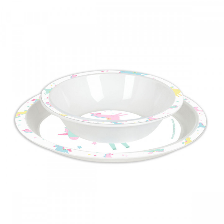 Kindergeschirr-Set Safta Unicornio PVC