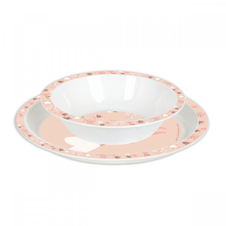 Kindergeschirr-Set Safta Flores PVC