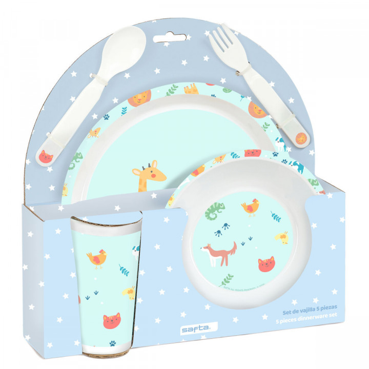 Kinderservies Safta Pandi PVC