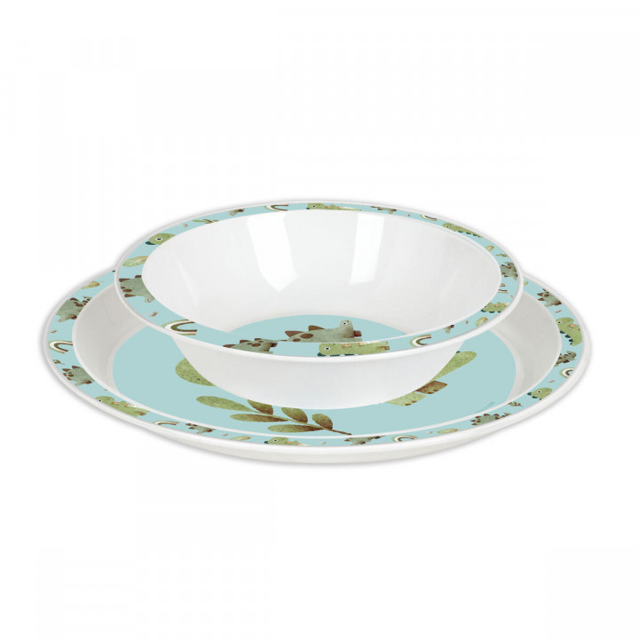 Set de Menaje Infantil Safta Dinos PVC