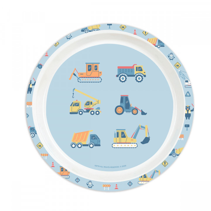 Set de Menaje Infantil Safta Gruas PVC