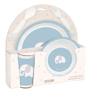 Children’s Dinner Set Safta Elefante PVC