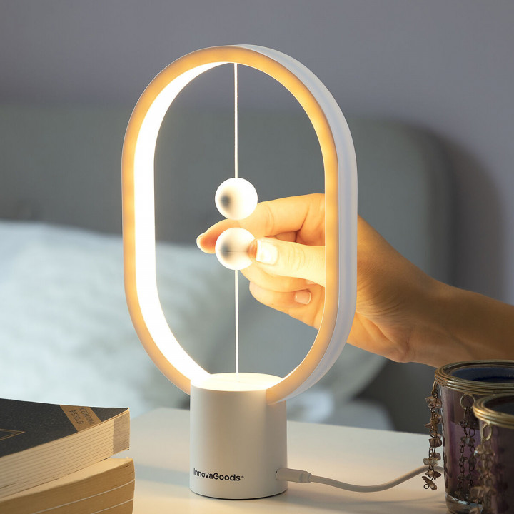 Gleichgewichtslampe mit Magnetschalter Magilum InnovaGoods Weiß 3 W (Restauriert C)