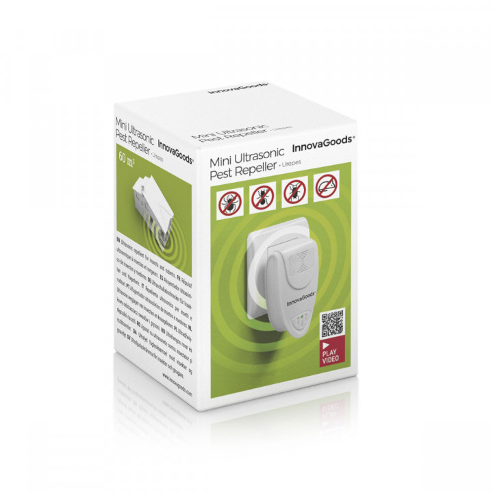 Mini Ultrasonic Insect and Rodent Repeller InnovaGoods White (Refurbished B)