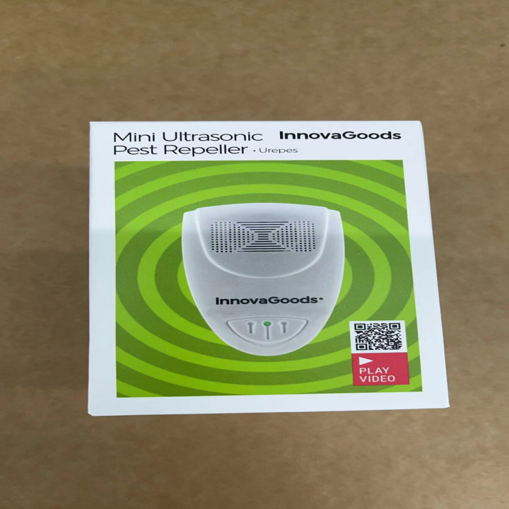 Mini Ultraschall Mäuse- und Insektenabwehr InnovaGoods Weiß (Restauriert B)