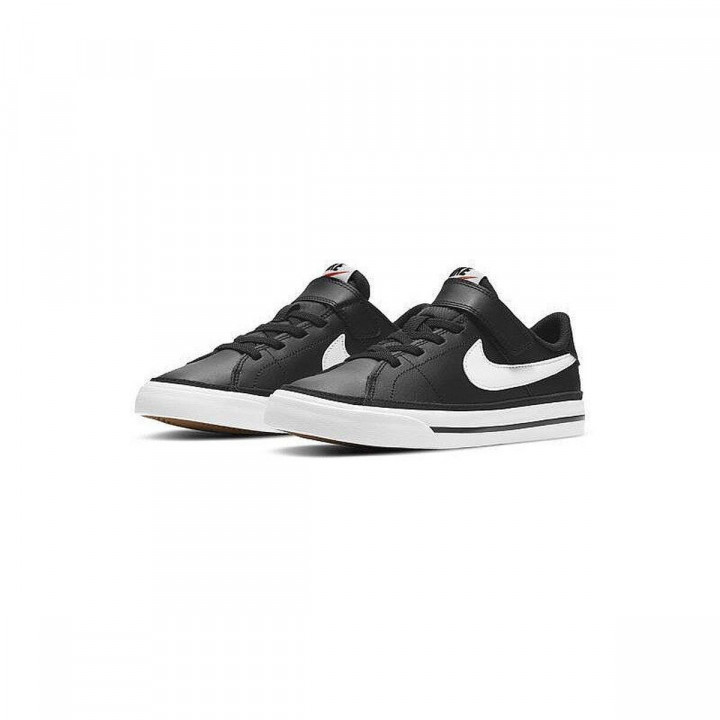 Chaussures de Sport pour Enfants Nike Court Legacy Noir