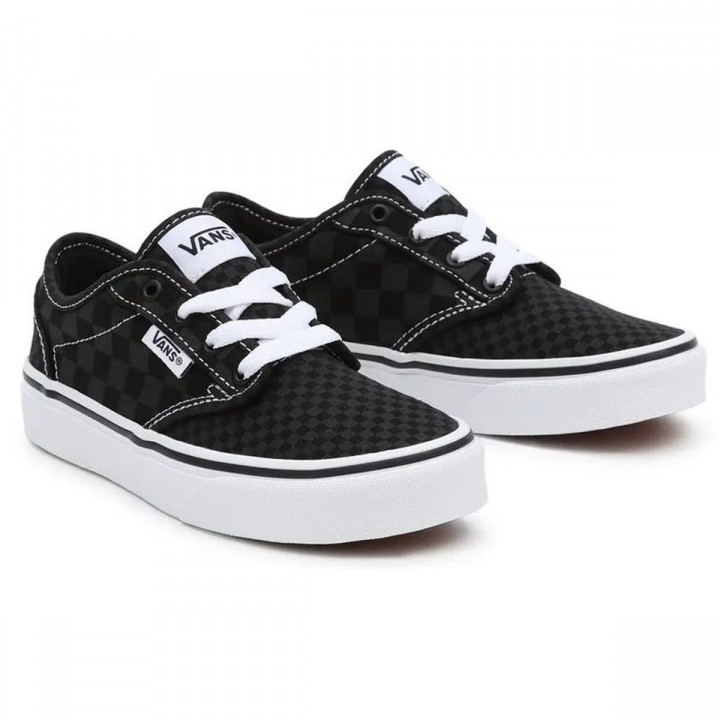 Kinder Sportschuhe Vans Atwood Tonal Mix Check Schwarz