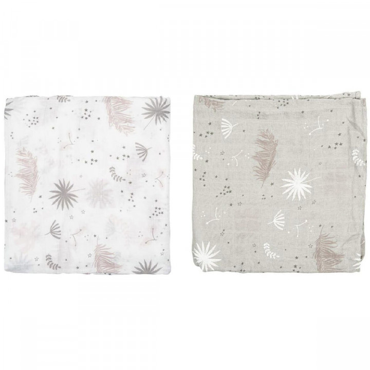 Mussola Pirulos 548 FLAMINGO 385 01 Bianco 2 Pezzi