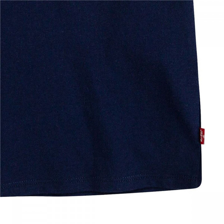 T-Shirt met Korte Mouwen voor kinderen Levi's Batwing Girl Donkerblauw