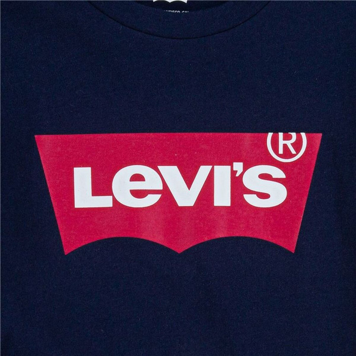 T shirt à manches courtes Enfant Levi's Batwing Girl Bleu foncé