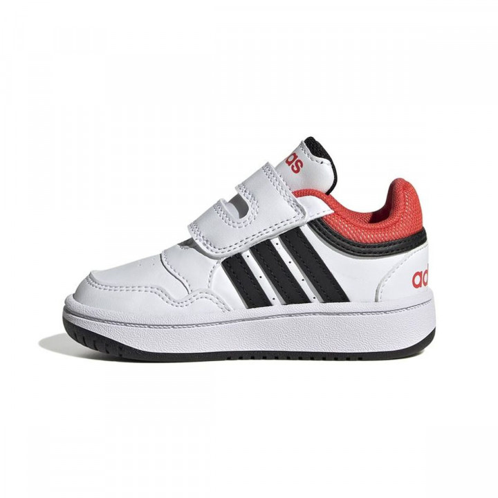 Chaussures de Sport pour Enfants Adidas Hoops 3.0 CF Blanc