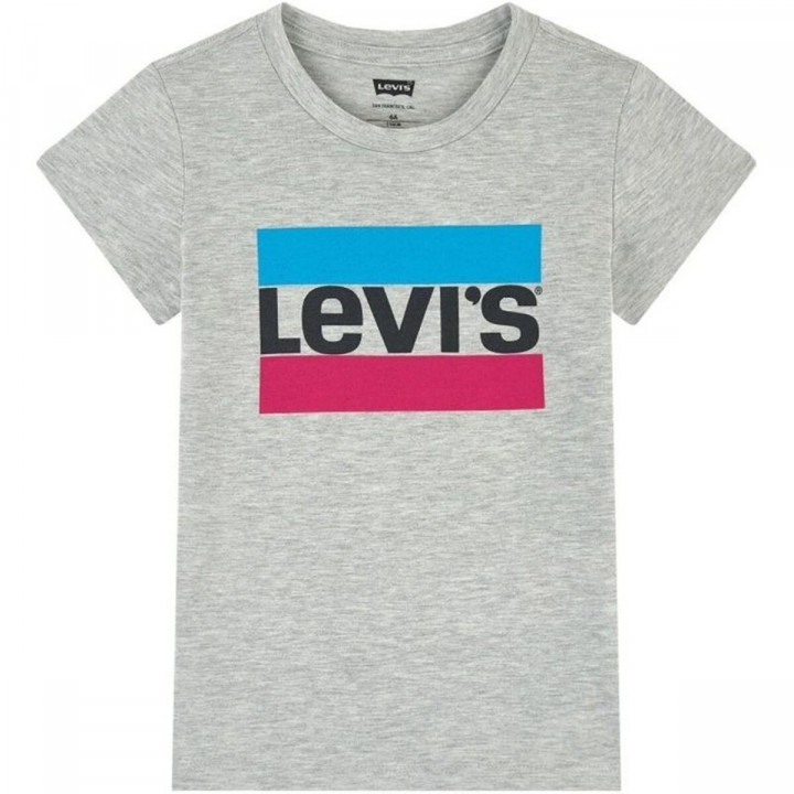Camiseta de Manga Corta Infantil Levi's SPORTSWEAR LOGO TEE Gris