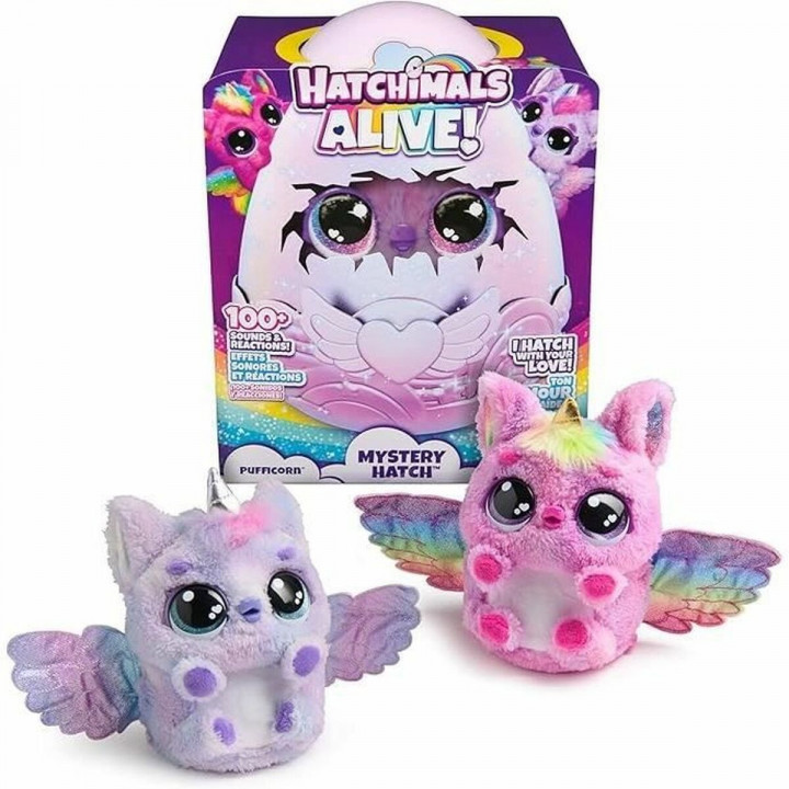 Babypuppe Spin Master Pufficorn Hatchimals Alive Secret Hatch