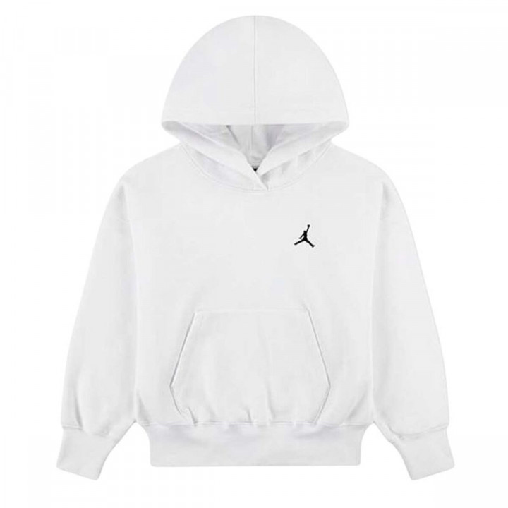 Sweatshirt mit Kapuze für Mädchen Jordan Wj Brkn Flc Po Hoodie Weiß