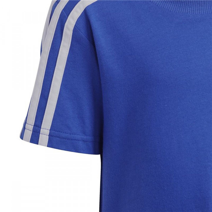 Ensemble de Sport pour Enfants Adidas 3S Co Bleu
