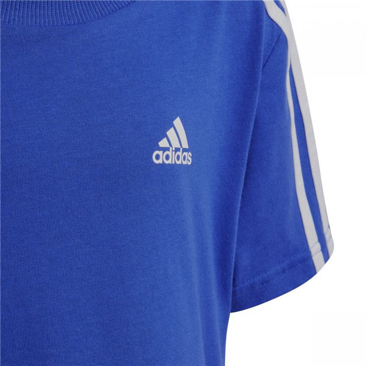 Sportoutfit voor kinderen Adidas 3S Co Blauw