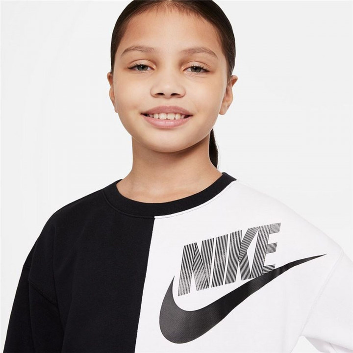 Sweat-shirt sans capuche fille Nike Sportswear  Noir