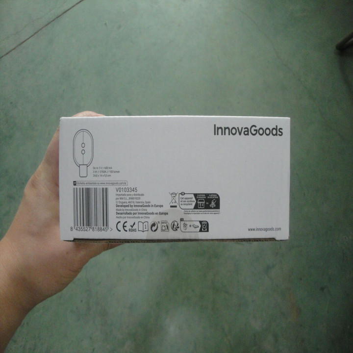 Lampada Equilibrio con Interruttore Magnetico Magilum InnovaGoods Bianco 3 W (Ricondizionati B)