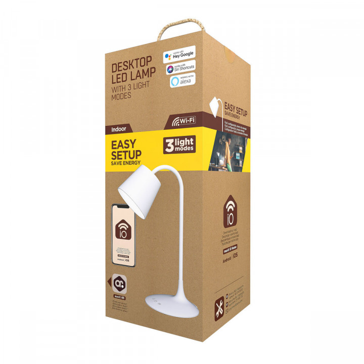 Lampe de bureau Muvit MIOLAMP004 Blanc 6 W Wi-Fi (1 Unité)