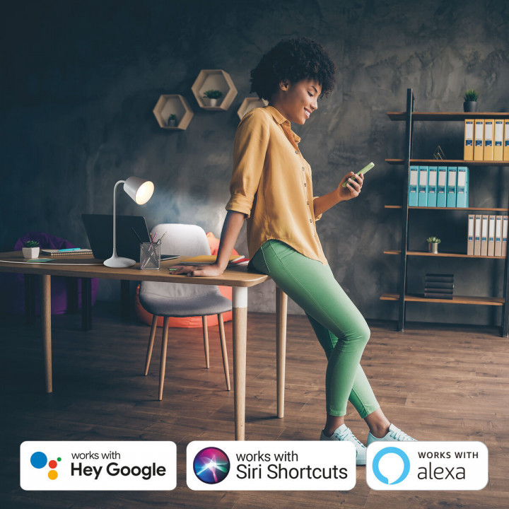 Bureaulamp Muvit MIOLAMP004 Wit 6 W Wi-Fi (1 Stuks)