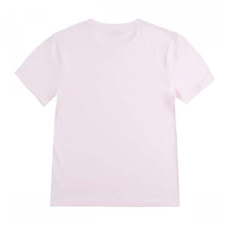 Camiseta de Manga Corta Infantil Stitch Rosa claro