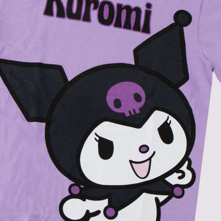 T-Shirt met Korte Mouwen voor kinderen Hello Kitty Paars