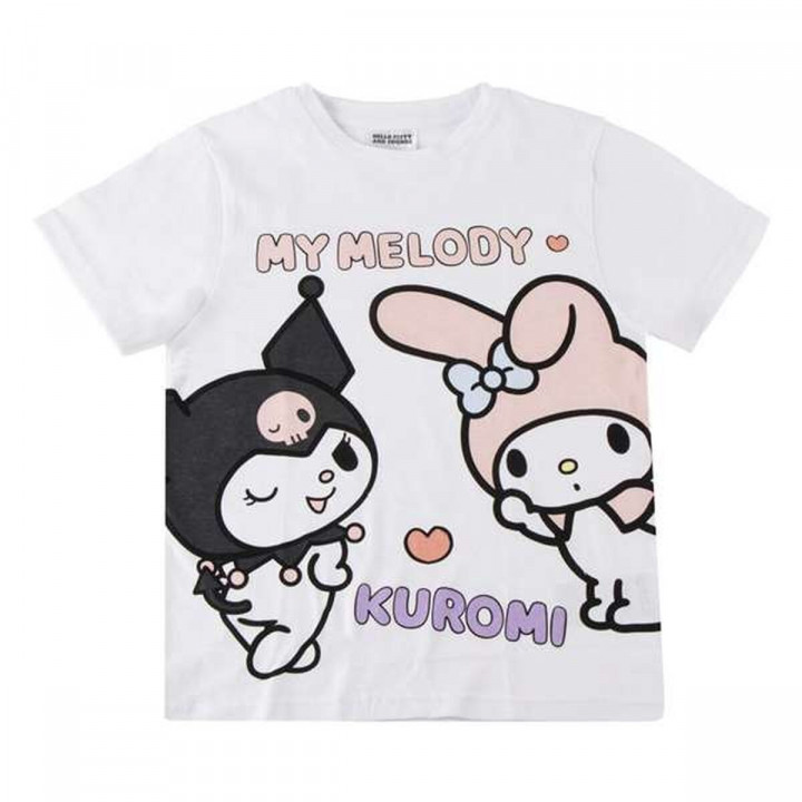 Kurzarm-T-Shirt für Kinder Hello Kitty Weiß