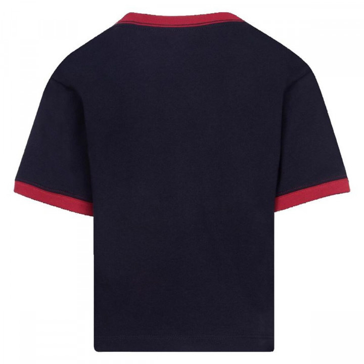 Maglia a Maniche Corte per Bambini Nike Essentials Ringer Nero