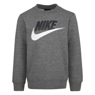 Felpa senza Cappuccio Bambino Nike Club Hbr Grigio