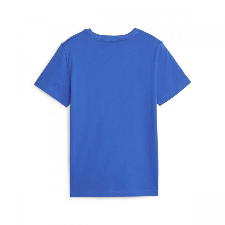 Camiseta de Manga Corta Infantil Puma Ess+ 2 Col Logo Azul