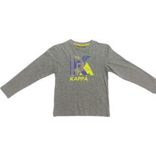 Child's Short Sleeve T-Shirt Kappa Benoit Tee Light grey
