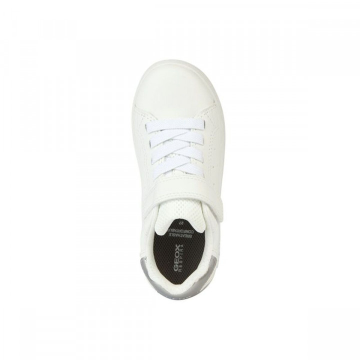 Sports Shoes for Kids Geox White