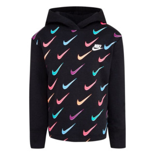 Sweatshirt met Capuchon voor Meisjes Nike NSW Kids Zwart