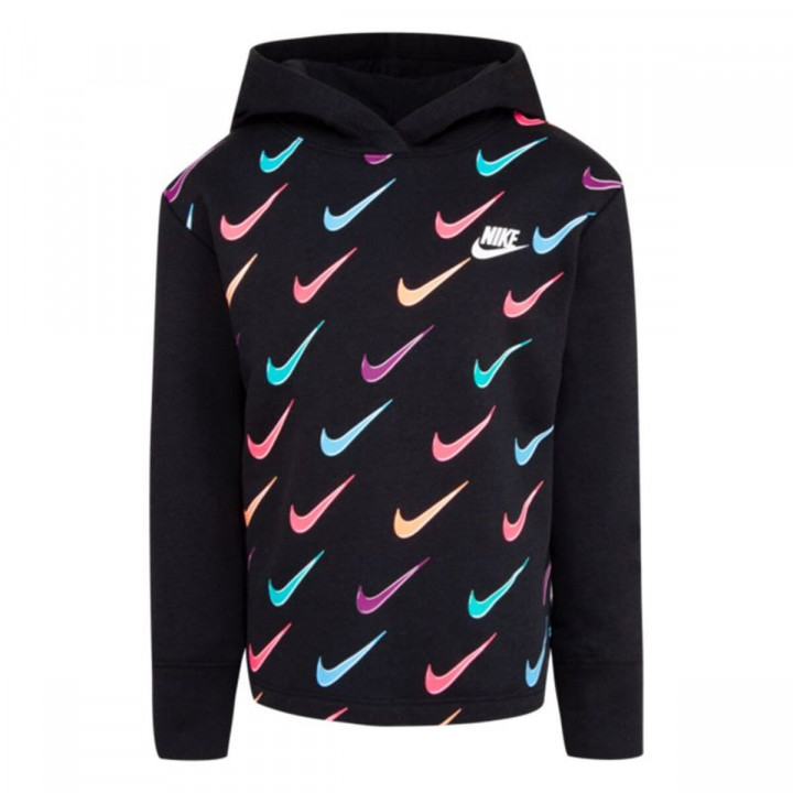 Sudadera con Capucha Niña Nike NSW Kids Negro