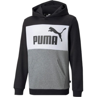 Sweat à capuche enfant Puma Essential Colorblock Boys Black Noir