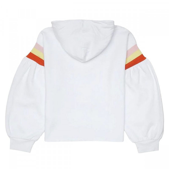 Sweat-shirt à capuche fille Levi's Full Sleeve High Rise Girl Blanc