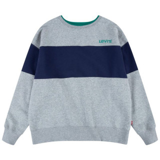 Sweat sans capuche enfant Levi's Colorblock Crewneck Gris clair