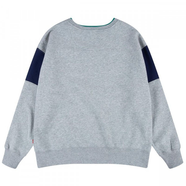 Sweat sans capuche enfant Levi's Colorblock Crewneck Gris clair